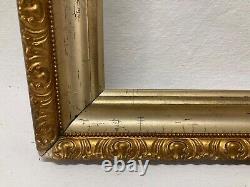 Antique 24x18 Gold Gilt Early 20th Century Large Picture Frame b