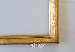 Antique American Fits 20x24 Frame Carved Newcomb Macklin Style Gold Gilt Art Old