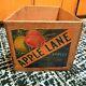 Antique Apple Crate Original Apple Lane Label Early 19th Century Wenatchee Wa