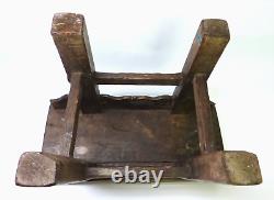 Antique Chinese Wooden Stools Mortise & Tenon Early 20th Century Pls. Look/Read