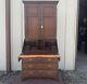 Antique Early 19th Century Secretary Desk Solid Wood Drawers Good Condition
