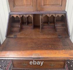 Antique EARLY 19th CENTURY SECRETARY DESK Solid Wood Drawers Good Condition