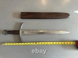 Antique Medieval Type Sword In the European Style Late 19th Early 20th Century