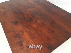 Antique Primitive Federal Early 19th Century 57x 42 Dining-tilt Top Table