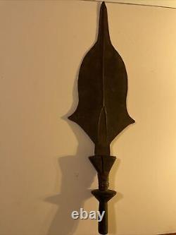 Antique Weapons AFRICAN NKUTSHO SHORT SWORD 19th Early 20th Century Tribal Wood