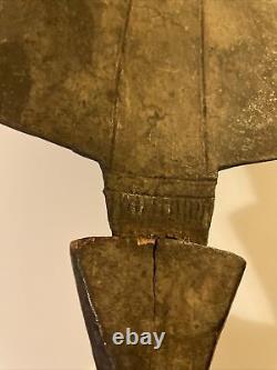 Antique Weapons AFRICAN NKUTSHO SHORT SWORD 19th Early 20th Century Tribal Wood