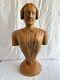 Asa Ames Carved Wood Bust Sculpture Americana Primitive Art Ca 1900