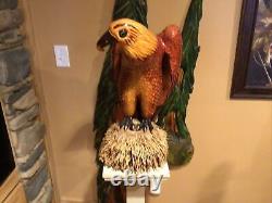 Bamboo Hand Made Eagle Early 20th Century