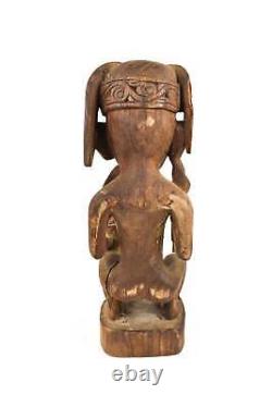 Bobo Standing Wood Male Warrior Figure Mali