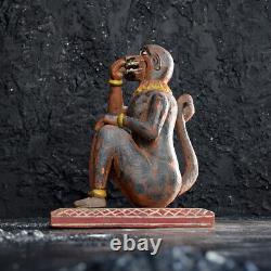 Carved Early 20th Century Monkey Figure