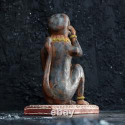 Carved Early 20th Century Monkey Figure