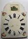 Charming Early 19th Century Painted Wooden Clock Face, For Use Or Decoration