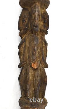 Dogon Figural Staff or Post Mali Early 20th Century