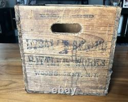 Dybala's Spring Water Woonsocket RI Vintage Wood Crate early-mid 20th Century