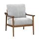 Eat 3.17mid Century Modern Chair With Solid Wood Frame Arm Chair With