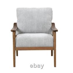 EAT 3.17Mid Century Modern Chair with Solid Wood Frame Arm Chair with