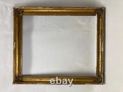 Early 19th Century American Antique 30x25 Gold Picture Frame b