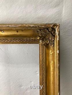 Early 19th Century American Antique 30x25 Gold Picture Frame b