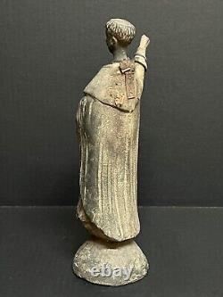 Early 19th Century Carved Wood Religious Saint Thomas