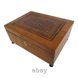 Early 19th Century Cherry Wood Box, Biedermeier Period