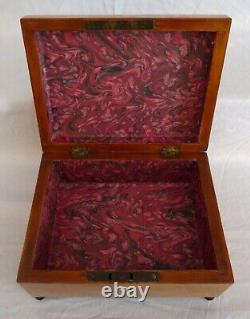 Early 19th Century Cherry Wood Box, Biedermeier Period