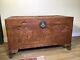 Early 20th Century Chinese Carved Camphor Wood Hope Chest A Story Carved