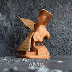 Early 20th Century Self Taught Hand Carved Bird Figure