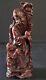 Early 20th Century Shou Lao Chinese Immortal Carved Wood Figure