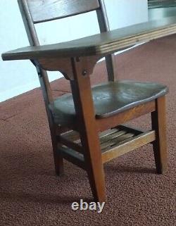 Early century wooden school desk, great condition