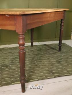 Fir Wood Dining Table Early 20th Century 5pcs