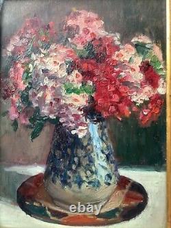French Impressionism Bouquet of Flowers in a vase Oil Painting