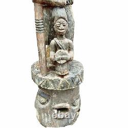 Huge Antique Mask Headdress Yoruba Epa 4.69feet Pre-owned Early 20 Century