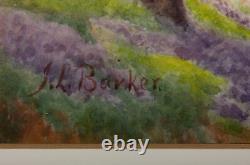 J. L. Barker Early 20th Century Watercolour, Shoreton Woods