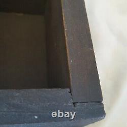 LATE 19TH TO EARLY 20TH Century RARE Sm Divided TABLE SPICE BOX PRIMITIVE