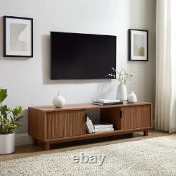 Mid Century Wood TV Stand Cabinet Entertainment Console