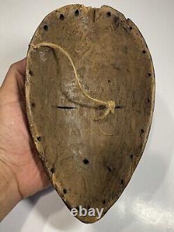 Old Early Tribal Used 20th Century Wood Dan Mask Deangle Liberia African Art