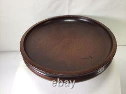 QQ98 Vintage Antique Circa Early Century Wooden Brown Beautiful Candy Dish