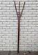 Rare Early American Antique Primitive Hand Carved Three Pronged Wooden Hay Fork