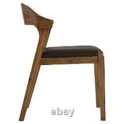 Rasmus Mid Century Wood Dining Chair Chestnut Rustic, Mid-Century Modern