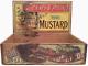 Stickney & Poor's Mustard Early 20th C Antique Ink Stmpd Wood Box With2 Paper Lbls