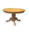 Solid Oak Vintage 48 Round Pedestal Early Century Dining Table With Claw Feet