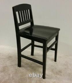 The Sikes Company Very Rare Unique Vintage Low Back Ebony Chair Buffalo NY