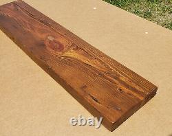 Thin profile floating shelf Antique barn wood shelves Accent shelf -27 sizes