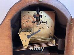 Vintage Mantle Clock Welby Westminster Chime Made in Germany Wind Up With Key