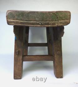 Anciens tabourets en bois chinois à tenon et mortaise du début du XXe siècle. S'il vous plaît, regardez/lisez.