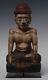 Début Du 20e Siècle, Figurine Ancienne En Bois D'homme Birman