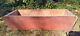 Grande Boîte à Pâte Primitive En Bois Ancien Avec Peinture Rouge D'origine Et Clous Carrés