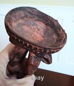 Mortier à noix de bétel antique du fleuve Sepik NOUVELLE-GUINÉE Fin du 19e / début du 20e siècle